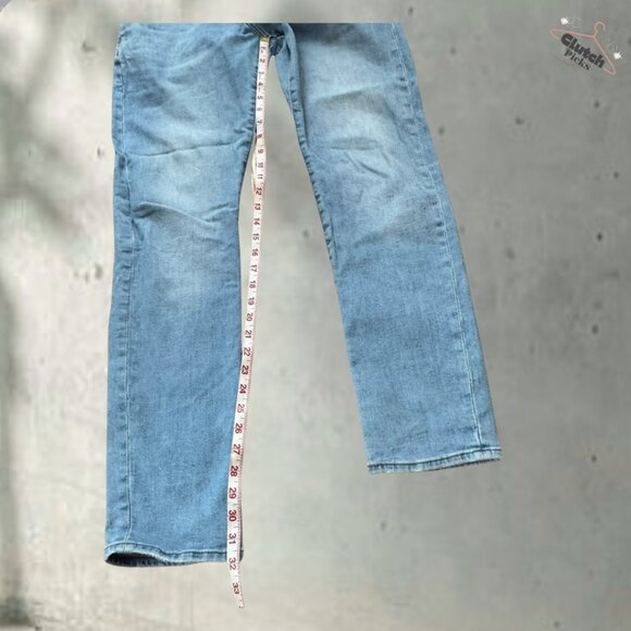 Madewell Women's Athletic Slim Light Blue jeans Size W31 L 32 EUC - Picture 6 of 8